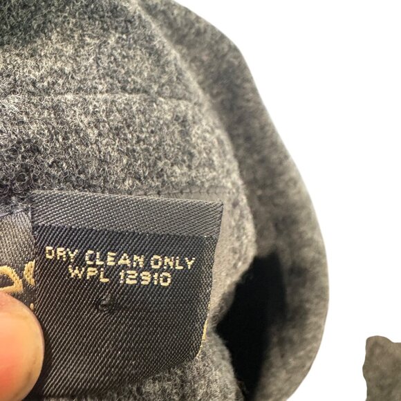 Lane Bryant Designs Womens Size 16 Double-Breasted Wool Blazer  Gray - Picture 4 of 9